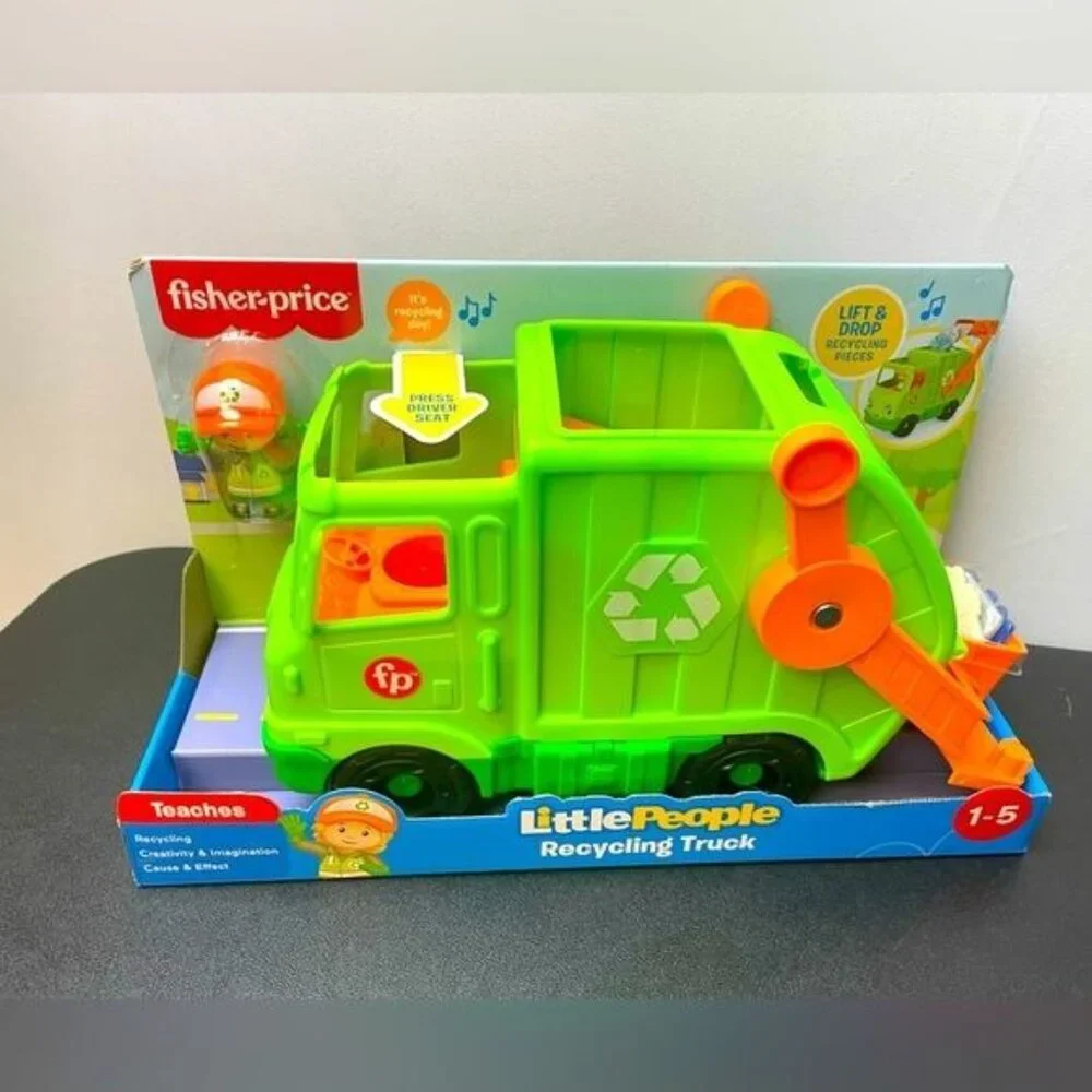 Fisher Price ~Little People Toy Food Truck  Figures Sounds Ages 1-5 (#8835)